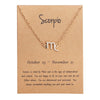 Scorpio gold card gold chain