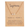 Sagittarius gold card gold chain