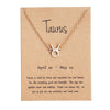 Taurus gold card gold chain