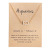 Aquarius gold card gold chain