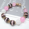 S455 chalcedony beads single circle