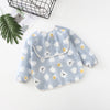 Long sleeve top pocket gray bear / s code (6-12 months)