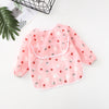Long-sleeved top pocket pink bunny / s code (6-12 months)