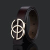 Gold buckle brown 2 / 80cm