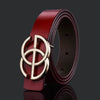Gold buckle red 2 / 80cm