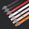 Silver buckle black 2 / 80cm