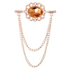 Gold champagne diamond