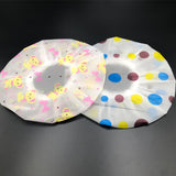 Factory direct sale hair cap double layer children's cartoon waterproof shower cap satin cloth eva shower cap baby shampoo cap wholesale