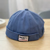 Blue landlord hat cloth label / 48-52cm
