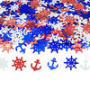 Red, white and blue anchor rudder 15g/bag