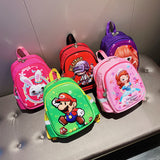 Children's kindergarten schoolbag big class girl 1-3-5 years old boy baby backpack cute anti-lost small backpack tide