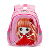 Red dress girl pink