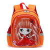 Red dress girl orange