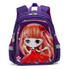 Red dress girl purple