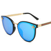 Black frame ice blue slice