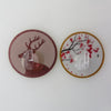 Round gold stamping process seamless crystal hook