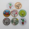 6.5cm round craft drawing metal hook