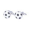 900364 2d black and white two-color cufflinks