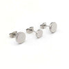 Hand polished 4mm steel color