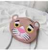 Pink leopard [messenger bag]
