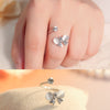 Opal diamond butterfly