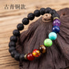 Sl162a2004 volcanic stone spacer double ring ancient bronze special offer