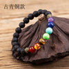 Sl162a2007 volcanic stone drum bead ancient bronze special offer