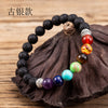 Sl162a2008 volcanic stone drum bead ancient silver special offer
