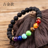 Sl162a2006 volcanic stone spacer double ring ancient gold special price