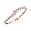 12# four rows of diamond rose gold