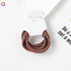 A101 seamless hair tie 6 pack - red / very elastic