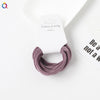 A101 seamless hair tie 6 pack - bean paste purple / very elastic