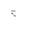 3mm stud earrings