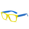 Yellow frame blue feet/white flat
