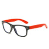 Black frame red feet/white flat