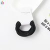 A101 seamless hair ties 6pcs-black / very elastic