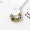 A101 seamless hair ties 6pcs - turmeric / very elastic