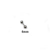 4mm stud earrings