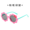 Pink frame green legs