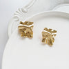 Pair of geometric stud earrings