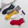 English 5 colors are matched / nude socks with 5 colors