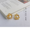 Color-preserving gold and white pearl silver needle