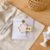 1# beige star hairpin
