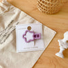 6#purple star hairpin