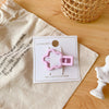 2# light pink star hairpin