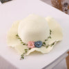 Hat milky white / s