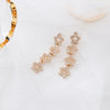 Color-preserving gold ab color diamond silver needle
