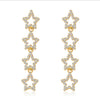 Color-preserving gold, white diamond and silver needle