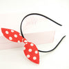 Scarlet-black headband