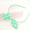 Green-color headband